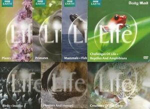 ATTENBOROUGH - LIFE - MAIL PROMO DVD - 7 TITLES SELECT FROM DROP DOWN MENU - Imagen 1 de 16