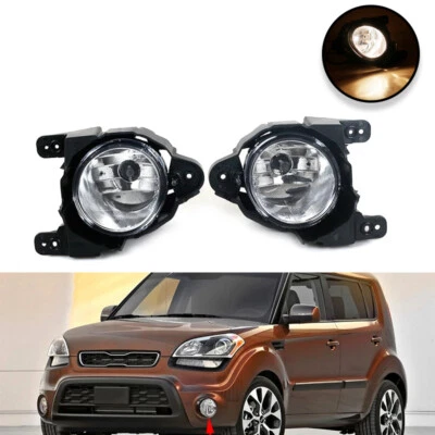 Par de faros antiniebla diestros y diestros para parachoques delantero KIA Soul 2010 Foto 1 de 4