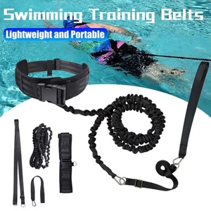 Schwimmtrainingsgürtel Stationär Wasser Widerstandsgürtel Pool Schwimmtrainer Gürtel - Bild 1 von 12