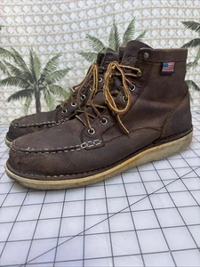 Danner Bull Run Moc 6" Stahlkappe Stiefel Braun Herren Größe 10,5 D (BESCHREIBUNG LESEN) - Bild 1 von 24