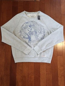 *NWT* Abercrombie & Fitch *Tiger* Crew Men's Sweatshirt - Size XXL - Picture 1 of 2