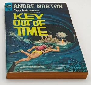 VINTAGE 1963 ACE F-287 KEY OUT OF TIME ANDRE NORTON PAPERBACK (C) VFN+/NM!! - Picture 1 of 5