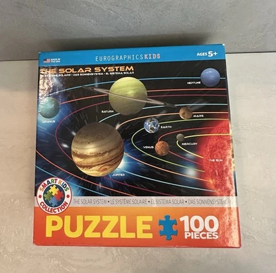 Puzzle By Eurographics The Solar System 100 Piece. Ages 5+ Brand New Sealed - Image 1 of 4