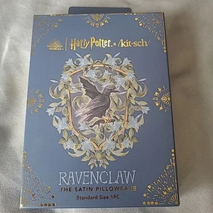 Kitsch Harry Potter Ravenclaw Satin Pillowcase Standard 1 Pc 26x19" - Picture 1 of 8