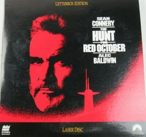 The Hunt for Red October, Sean Connery, Letterbox Extended Play Laser Disc PG - Imagen 1 de 4
