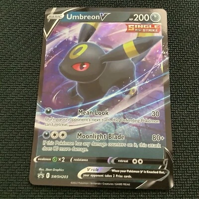 Umbreon V SWSH203 SWSH: Sword & Shield Promo Cards Holo - Image 1 of 4