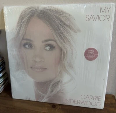 CARRIE UNDERWOOD My Savior White Vinyl Record Album LP - Image 1 of 2