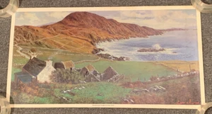 Edmund Sullivan Reeneeraugh Village On Hogs Head Stampa firmata e #ed 1976 Irlanda - Foto 1 di 10