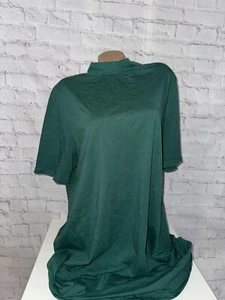 Bonprix bpc Jerseykleid mit Stehkragen mattgrün Grösse 52/54 - Bild 1 von 5