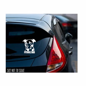 Pitbull Dad Sticker Decal - Animal Lover 4" - Picture 1 of 1