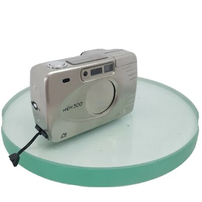 Rare Minolta Vectis 300, Stainless Steel APS Film Camera. FULLY TESTED #703 - Image 1 of 4