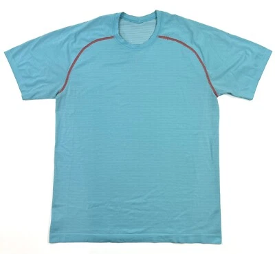 Lululemon Mens Metal Vent Tech Performance T-Shirt Teal Athletic Gym Size L - Image 1 of 4