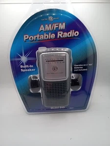 New Electro Brand Portable AM/FM Radio with Built in Speaker Model 849 - Picture 1 of 7