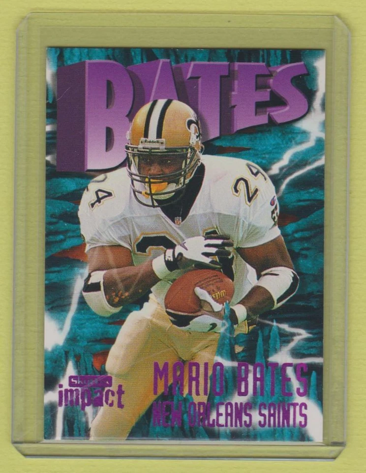 1997 Skybox Impact Rave Mario Bates Saints #75/150 - Image 1 of 1