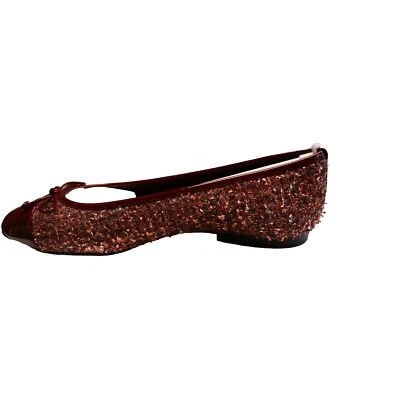 LK Bennett Kara Ballet Pisos Talla UK 6 Borgoña Vino Tweed Gorra Puntera Zapatos Nuevos  Foto 1 de 4