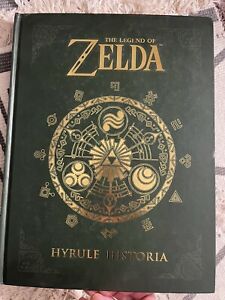 The Legend of Zelda Hyrule Historia Hardcover Book.