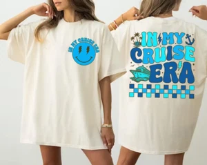 Personalized In My Cruise Era Shirt Funny Vacation Cruise Travel Tripping Tee - Picture 1 of 3