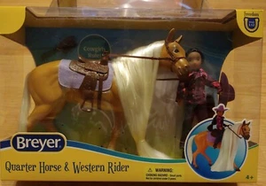 Breyer Freedom Series Quarter Horse, Charm and Western Rider, Gabi 61146 - Picture 1 of 2