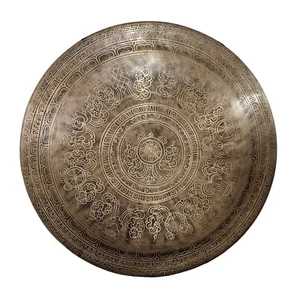 Templo Tibetano Gong-50 cm Grande Hecho a Mano Gong-gong Baño-Sonido Curación-Chakra - Imagen 1 de 4