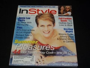 1998 AUGUST INSTYLE MAGAZINE - JAMIE LEE CURTIS FRONT COVER FASHION - L 7770 - Picture 1 of 2