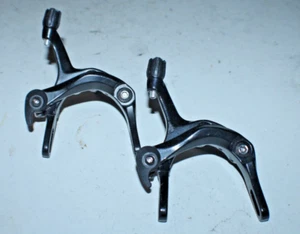 Side Pull Brake Caliper Set 56-72mm Black Recessed Touring Road Fast USA Shipper - Picture 1 of 13