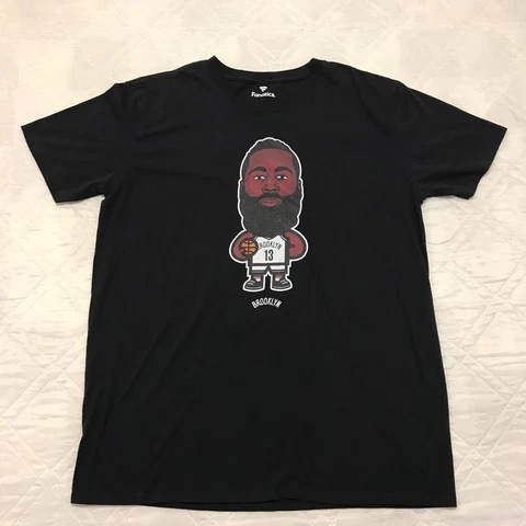 James Harden Broooklyn 13 black Fanatics T shirt Large Cover