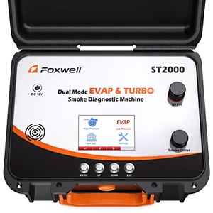 FOXWELL ST2000 EVAP y Turbo Máquina de Humo Herramientas de Prueba de Diagnóstico Pantalla LCD de 4" - Imagen 1 de 10