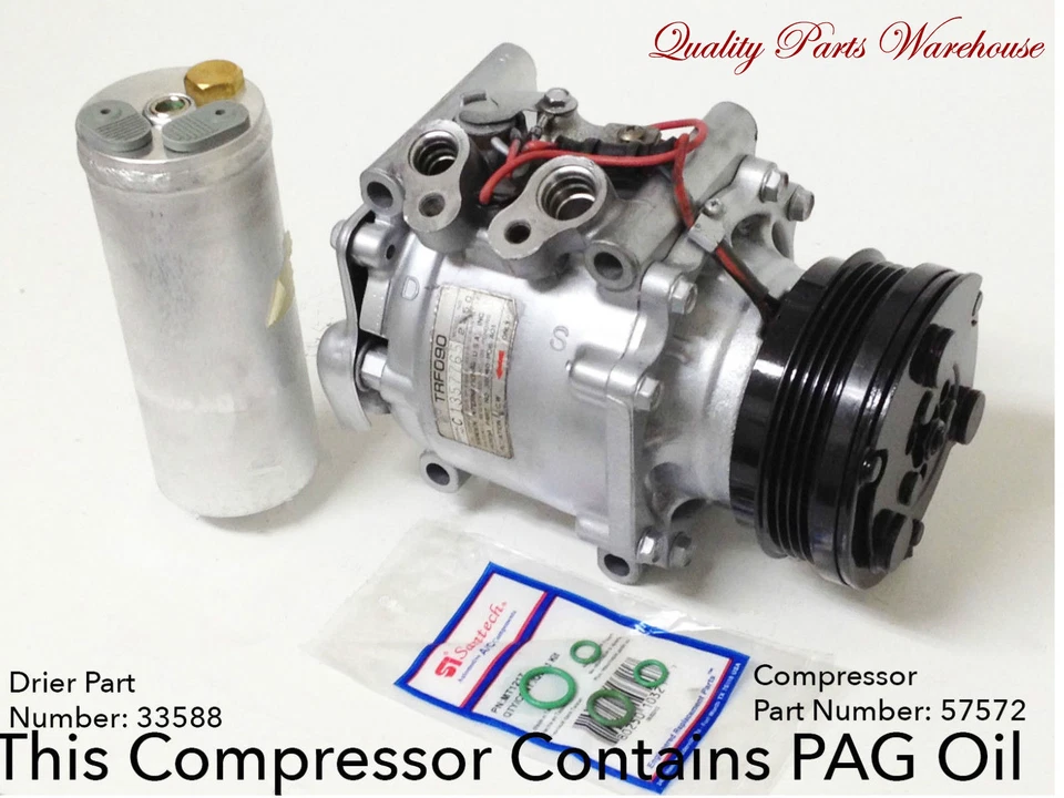 92-93 Honda Civic; 93 Honda Civic Del Sol USA Reman AC Compressor kit W/warranty - Image 1 of 1