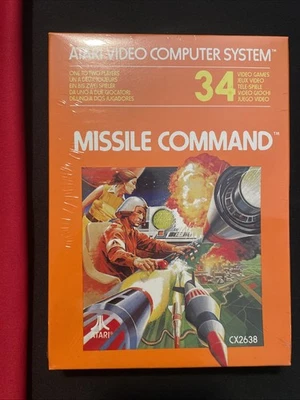 Missile Command/ w Hang Tab - Atari 2600 - Brand New Sealed (see Notes) - Image 1 of 4