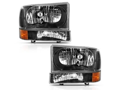 Juego de faros para Ford F350 Super Duty 1999-2004 2003 2000 2001 2002 GD652XM Foto 1 de 2