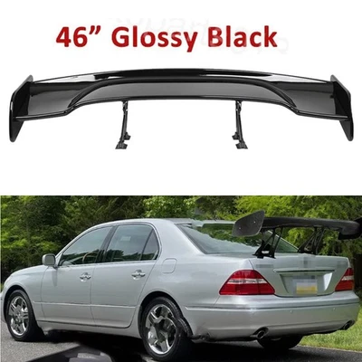 For Lexus LS430 LS460 LS500 Black 46"GT-Style Rear Trunk Spoiler Lip Racing Wing Foto 1 de 4