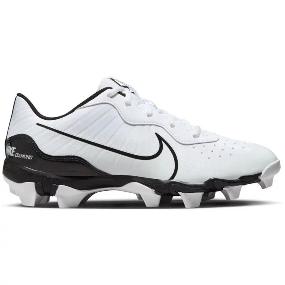 Nike Men Alpha Huarache 4 Keystone Baseball Cleat White/Black Size 12 DJ6524 101