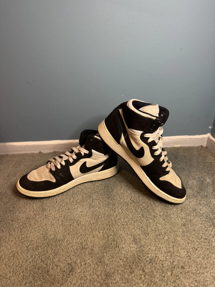 Air Jordan 1 Alto 332148-015 GS Platino Puro Negro Gris Rosa Talla 5.5Y Foto 1 de 4