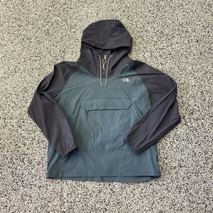 The North Face WindWall Anorak Jacket Mens XL Blue Grey Hooded - Picture 1 of 5