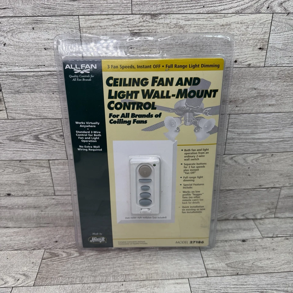 Hunter 27186 Remote Control for Fan - White