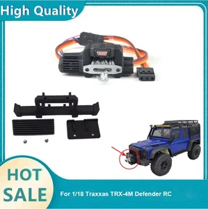  Metal Simulated Winch Nylon Front Bumper For 1/18 Traxxas TRX-4M Defender AAU - Bild 1 von 12