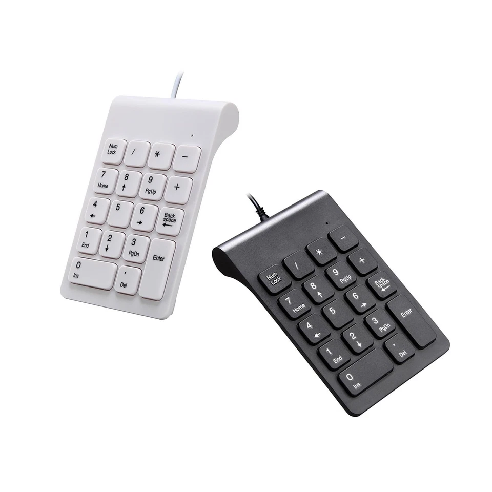 Wired USB Numeric Keypad 18 Keys Numpad Keyboard Multifunctional Convenient for - Image 1 of 1