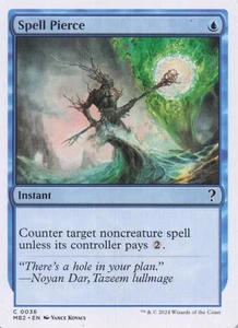 Spell Pierce (White Border) MB2 Regular Common #36 NM MTG - Picture 1 of 2