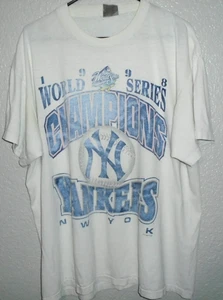 Camiseta De Colección 1998 New York Yankees Serie Mundial XL - Imagen 1 de 3