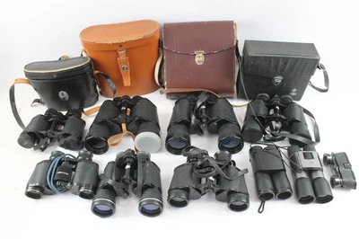 Assorted Vintage Binoculars of Various Brands and Magnifications Job Lot - Image 1 of 4