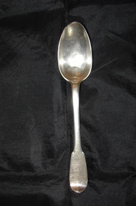 SOLID SILVER SPOON FARMERS GENERAL 18th century 74g UNIPLAT - Picture 1 of 10