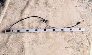 WireMold 48” Power Strip /w 8 Receptacles / Outlets, Heavy Duty 120v 15a UL401BC - Picture 1 of 4