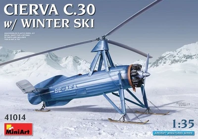 1:35 MINIART Avro Cierva C.30 Se-Aea Airplane Winter Ski 1933 Kit MA41014 - Immagine 1 di 2