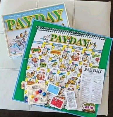 Payday Board Game Vintage 1994 Parker Brothers Missing 1 Token FREE SHIPPING  - Image 1 of 3