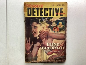 Private Detective Stories April Vol 21 #2 Pulp Magazine Paul Kolton GD- 1949 - Picture 1 of 7