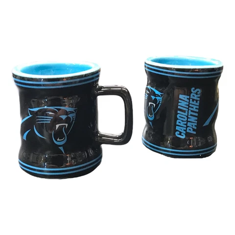 NFL 2 Ounce Sculpted Mini Mug Shot Glass Cover
