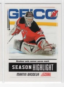 Martin Brodeur 11-12 Panini Score Season Highlight Glossy #21 New Jersey Devils - Bild 1 von 1