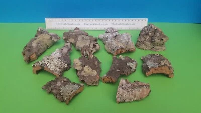 THE CORK SHED 500 GRAM CORK BARK SMALL PIECES ISOPOD SPIDERLING TARANTULA SLING SPIDER GECKO.