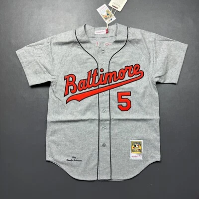 Camiseta deportiva 100 % auténtica Brooks Robinson Mitchell & Ness 1966 Orioles talla 36 S Foto 1 de 4