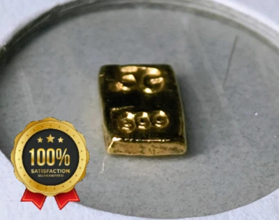 0.5 Gram Solid 24ct Gold Bar 999.9 Fine Bullion Pure Nugget AU (1/2 g) - Image 1 of 4